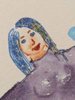 Mermaid close up showing sparkle hair